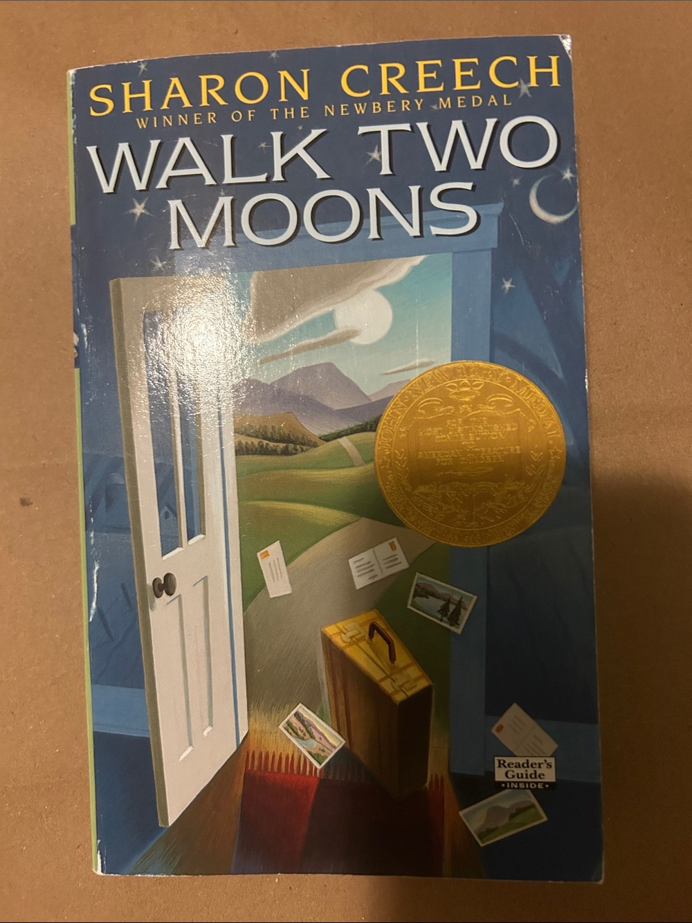 5/$10‼️ Sharon Creech "Walk Two Moons" — Blue Cover Novel